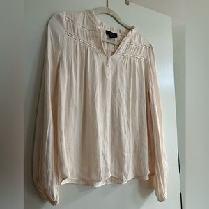 RACHEL Rachel Roy blush Blouse with Button Detail-NWOT